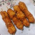 のり子のおかず♪'s cooksnap of when they made 懐かしい 玉葱豚カツ串.