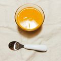 はむぽむまる's cooksnap of when they made ミキサー☆豆乳カボチャプリン☆幼児おやつ.