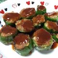 Naあおき's cooksnap of when they made 簡単！輪切りのピーマンの肉詰め♡.