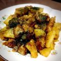 hogwarts's cooksnap of when they made 鶏肉とジャガイモのガーリックバター炒め.