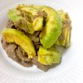 riso☆'s cooksnap of when they made 牛肉とアボカドのわさび醤油和え.