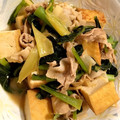 ここはな9999's cooksnap of when they made 減塩　豚と小松菜 長ねぎのオイスター炒め.
