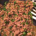 yueie's cooksnap of when they made 簡単！豚そぼろinピーマン.