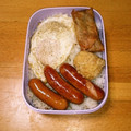 スズリン's cooksnap of when they made ランチに目玉焼き丼❤ソーセージを添えて.