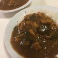 papikun's cooksnap of when they made 秋には、南瓜と合挽きミンチのカレー.