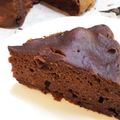 ureshi's cooksnap of when they made 豆腐のチョコケーキ 無水鍋 QC使用＊.