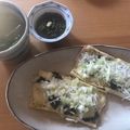 後藤熊実's cooksnap of when they made 油揚げのうに醤油しらすピザ.