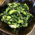むー太朗's cooksnap of when they made 菜の花・からし菜のからし醤油和え.