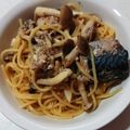 hideひとみ's cooksnap of when they made サバの水煮缶パスタ.
