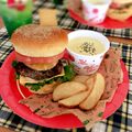 あやぽむCafé♡♡'s cooksnap of when they made お家でリゾートランチ♡ハワイアンバーガー.