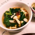 うにょケロ's cooksnap of when they made 絶品★しらすと小松菜焼きおにぎりあんかけ.
