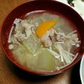 pecolin112's cooksnap of when they made 冬瓜の味噌汁.