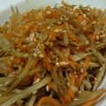 わがやのごちそうさん's cooksnap of when they made キンピラごぼう♪材料2つ簡単フライパンで.