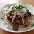 ＊amor＊'s cooksnap of when they made ちょい辛ひやむぎ♪茄子と豚肉のっけ盛り.