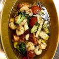 猫太＆たまき's cooksnap of when they made 簡単＊トマトとブロッコリーのアヒージョ.