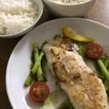 アコレモネード's cooksnap of when they made インスタ映え！白身魚のムニエル.