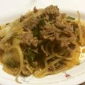 つね竹城's cooksnap of when they made 牛肉炒め【焼肉風】.