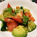 胡麻ちゃん。's cooksnap of when they made めちゃウマ♡簡単アボカドサラダ.