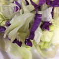 ♥︎atk♥︎'s cooksnap of when they made レタスと大葉千切りのサラダ.