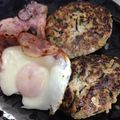 yanagamo's cooksnap of when they made ひじき、紫蘇、きのこのハンバーグ.
