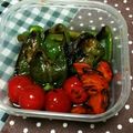 まぶたん's cooksnap of when they made 夏野菜の簡単カラフル焼きびたし.