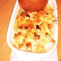 go3go34's cooksnap of when they made サーモンとほうれん草のクリームグラタン.