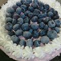 クックSEESE4☆'s cooksnap of when they made ブルーベリーマーブルレアチーズケーキ.