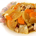 R★Hママ♥'s cooksnap of when they made 煮物はレンジですましちゃお！とり大根♡.