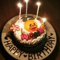 あじの干物's cooksnap of when they made 簡単♡お誕生日ケーキ♡ ぐでたま.
