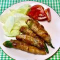 にきけん's cooksnap of when they made 大葉香る♪オクラの豚肉巻き☆.