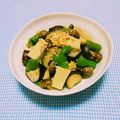 まあまま☆0403's cooksnap of when they made なす・ピーマン・しめじ・高野豆腐味噌炒め.
