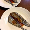 ♪さぁーちゃん♪'s cooksnap of when they made フライパンで簡単おいしい☆さんまの塩焼き.