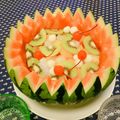 ohmagari's cooksnap of when they made スイカのフルーツポンチ.