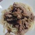 竜氷♪'s cooksnap of when they made なすと豚肉のさっぱり冷やしうどん♪.