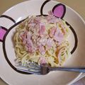 びりデジャネイロ's cooksnap of when they made 生クリーム不使用の元祖カルボナーラ.