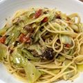 ケテヲ's cooksnap of when they made 鯖缶とトマトとキャベツのオイルパスタ.
