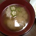 せつせつせつ's cooksnap of when they made 出汁いらず！鰯のつみれとオクラのお味噌汁.
