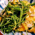 ton0g0ton's cooksnap of when they made 豆苗の玉子炒め.