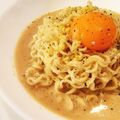 るさか's cooksnap of when they made インスタント麺ランチ♡冷製みそボナーラ.