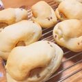 pikonene's cooksnap of when they made 恐竜パン♪　ティラノ風バーガーパン.