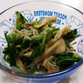 はなつぶれ's cooksnap of when they made ほうれん草と舞茸のじゃこ和え.