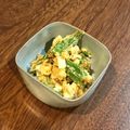 クックsilk's cooksnap of when they made オクラとゆで卵のおかかポン酢和え.