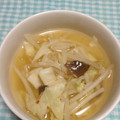 ぽぽきゅ's cooksnap of when they made 簡単！ニラと　もやしピーマンの中華スープ.