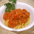 さるちゃんばなな's cooksnap of when they made レンズ豆と豚肉のハーブトマトパスタ.