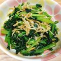 ゆき５'s cooksnap of when they made 小松菜とじゃこ炒め.