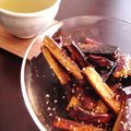 satokohime's cooksnap of when they made 揚げない大学芋.