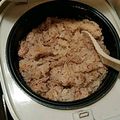 クックBNQ5PD☆'s cooksnap of when they made 炊飯器で簡単チャーハン♡.