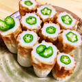 クックMAXVP0☆'s cooksnap of when they made お弁当のアクセント！◇オクラ入りちくわ.
