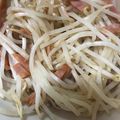 クック2VPQBT☆'s cooksnap of when they made 余った焼豚で作✿もやしのナムルちゃん.
