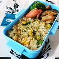 kururin18's cooksnap of when they made 〖チャチャッと簡単♪鮭コーンバター炒飯〗.